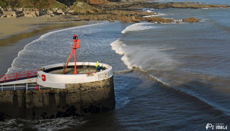 5 March 2017 - Windy on East Looe beach © Ian Foster / fozimage
