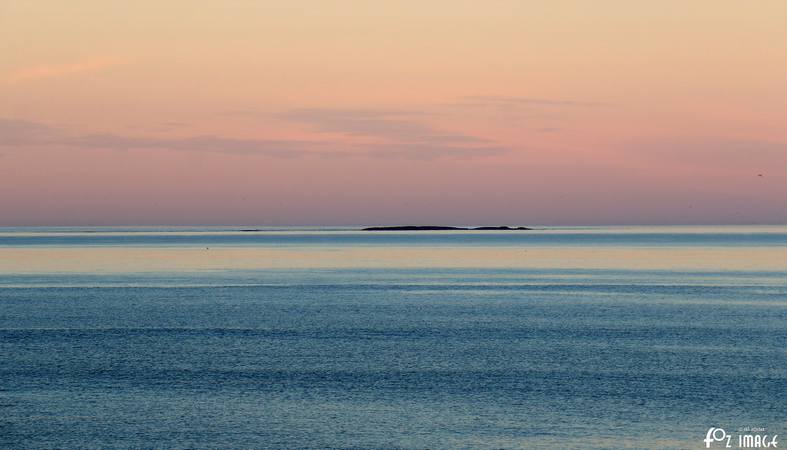 25 March 2017 - Sunset over Inner Farne © Ian Foster / fozimage